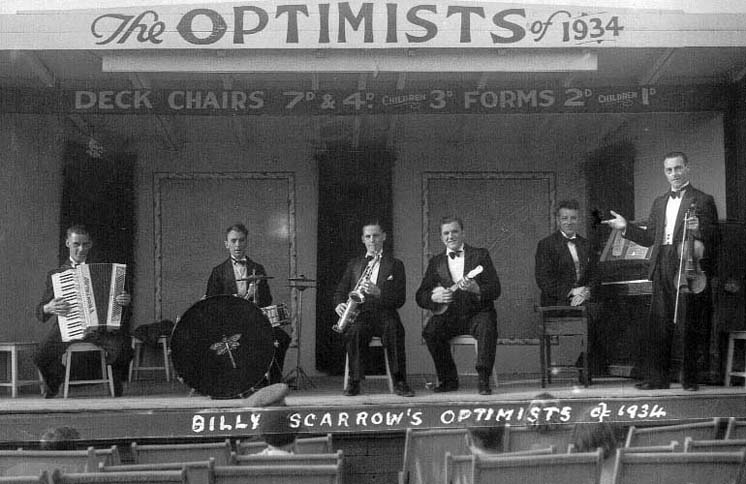 Billy Scarrow's Optimists 1934 Redcar Pierrot